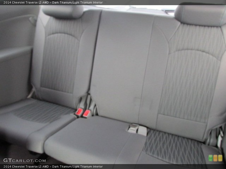 Dark Titanium/Light Titanium Interior Rear Seat for the 2014 Chevrolet Traverse LS AWD #90538653