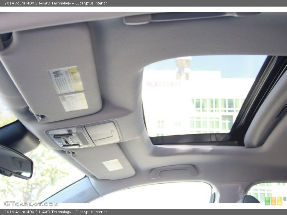 Eucalyptus Interior Sunroof for the 2014 Acura MDX SH-AWD Technology #90539993