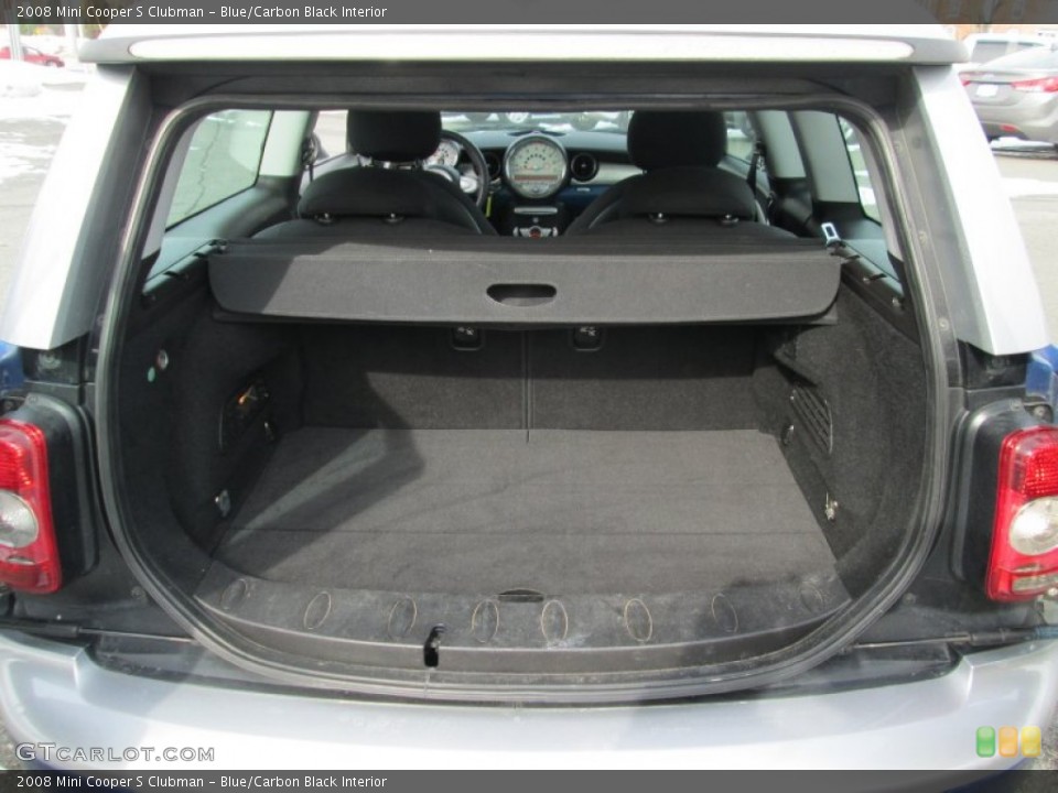 Blue/Carbon Black Interior Trunk for the 2008 Mini Cooper S Clubman #90540806