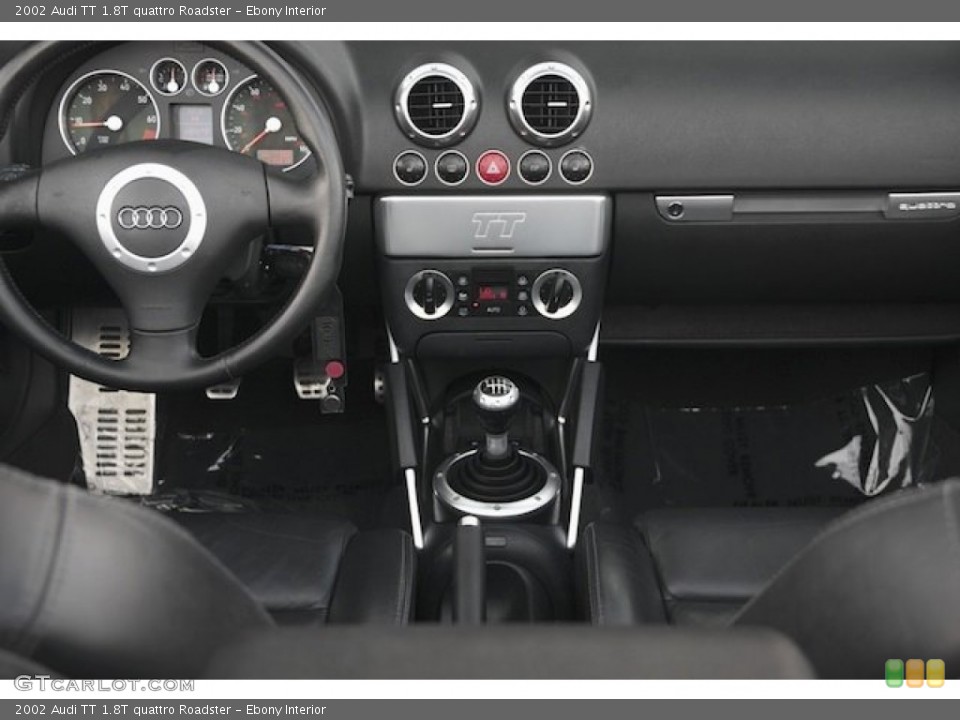 Ebony Interior Dashboard for the 2002 Audi TT 1.8T quattro Roadster #90542759