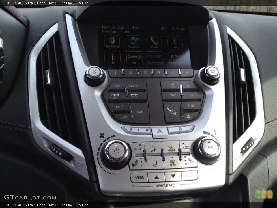 Jet Black Interior Controls for the 2014 GMC Terrain Denali AWD #90543023