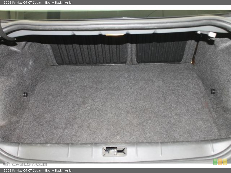 Ebony Black Interior Trunk for the 2008 Pontiac G6 GT Sedan #90544478