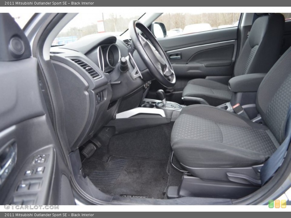 Black Interior Photo for the 2011 Mitsubishi Outlander Sport SE #90544874