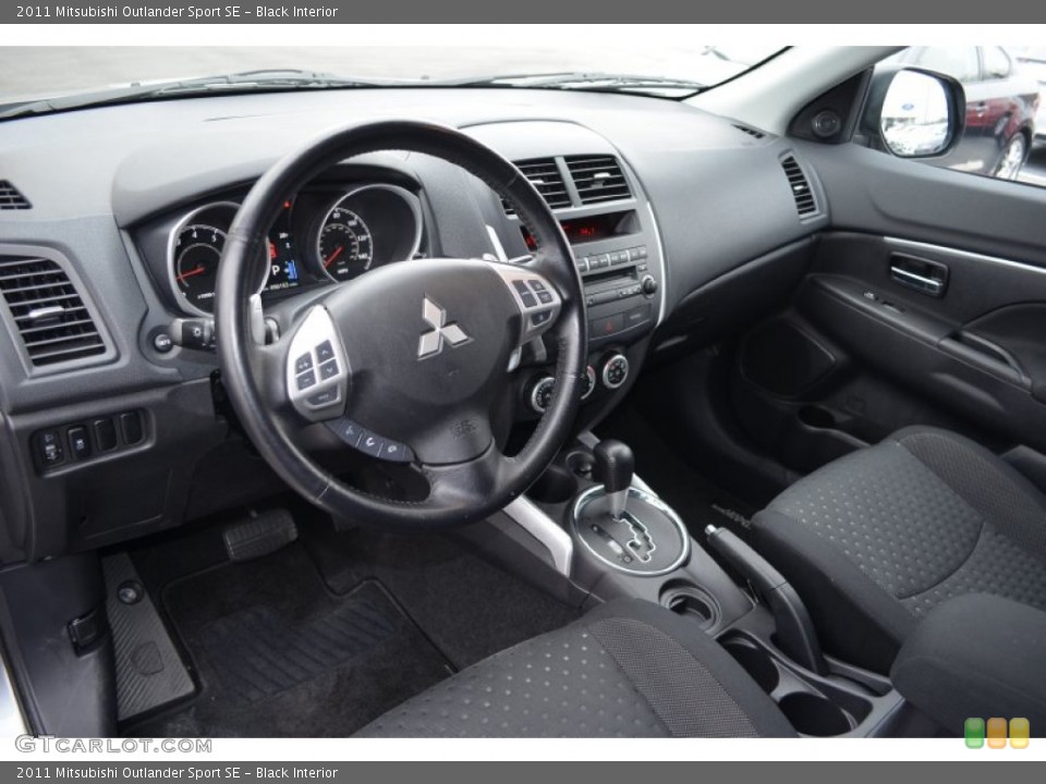 Black Interior Prime Interior for the 2011 Mitsubishi Outlander Sport SE #90544892