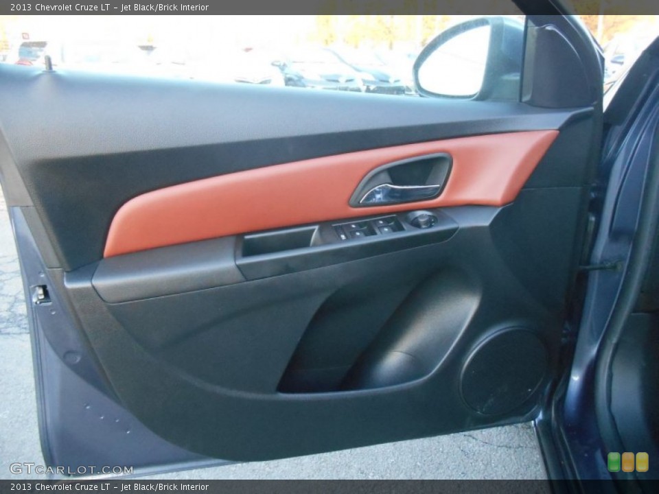 Jet Black/Brick Interior Door Panel for the 2013 Chevrolet Cruze LT #90545060