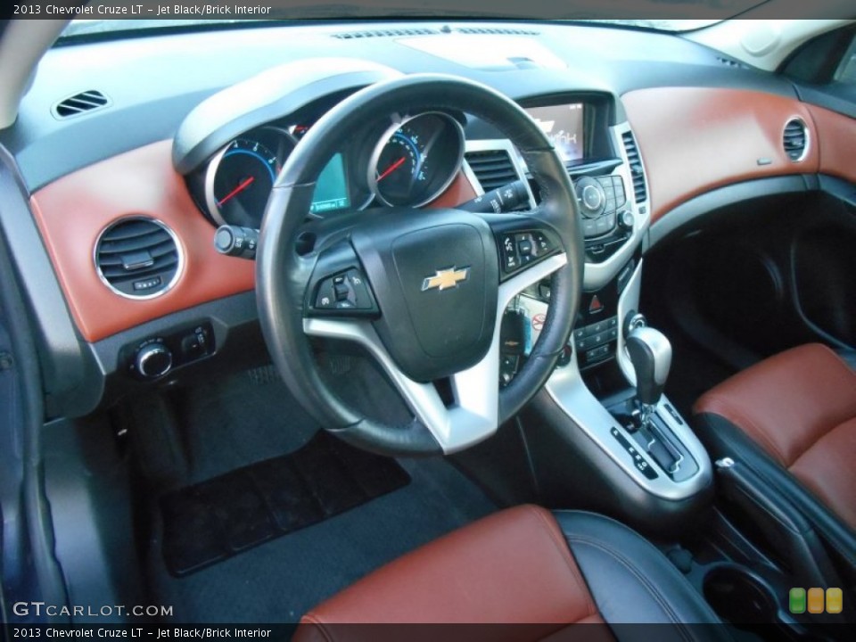 Jet Black/Brick Interior Prime Interior for the 2013 Chevrolet Cruze LT #90545105
