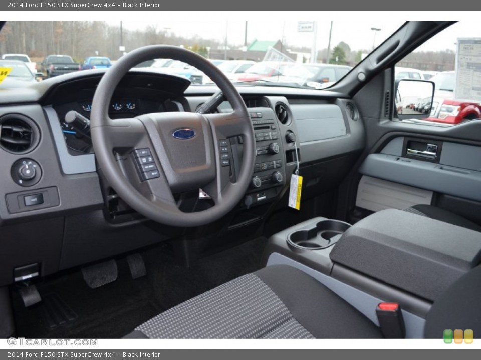 Black Interior Dashboard for the 2014 Ford F150 STX SuperCrew 4x4 #90547721