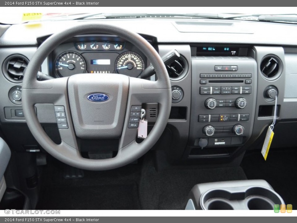 Black Interior Dashboard for the 2014 Ford F150 STX SuperCrew 4x4 #90547841