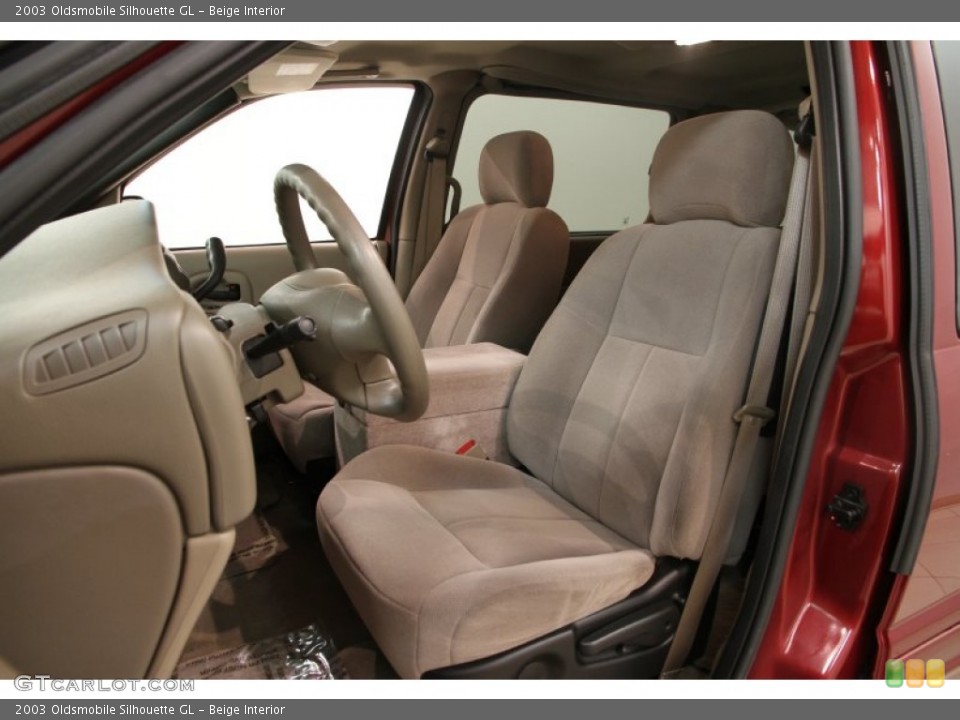 Beige Interior Front Seat for the 2003 Oldsmobile Silhouette GL #90562804