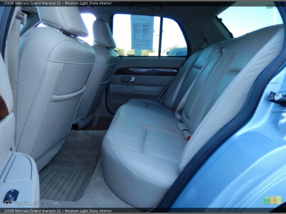 Medium Light Stone Interior Rear Seat for the 2008 Mercury Grand Marquis LS #90563254