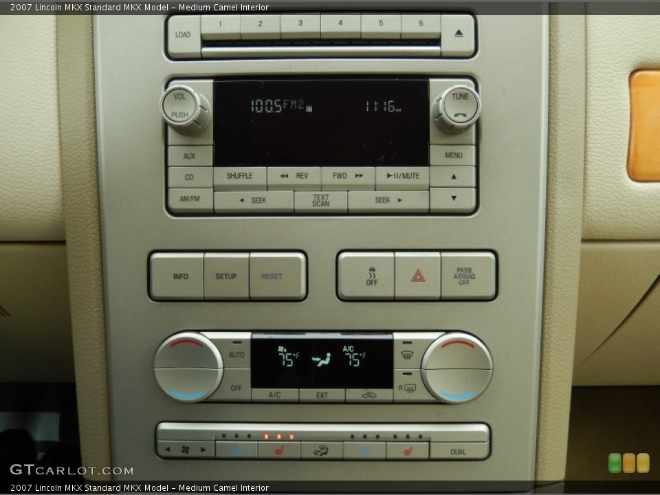 Medium Camel Interior Controls for the 2007 Lincoln MKX  #90564388