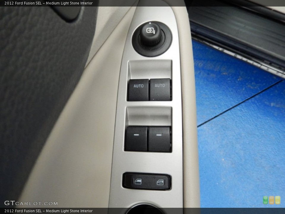 Medium Light Stone Interior Controls for the 2012 Ford Fusion SEL #90564874
