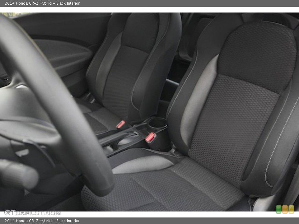 Black Interior Front Seat for the 2014 Honda CR-Z Hybrid #90570154