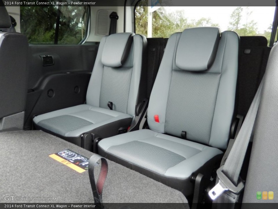 Pewter Interior Rear Seat for the 2014 Ford Transit Connect XL Wagon #90570283
