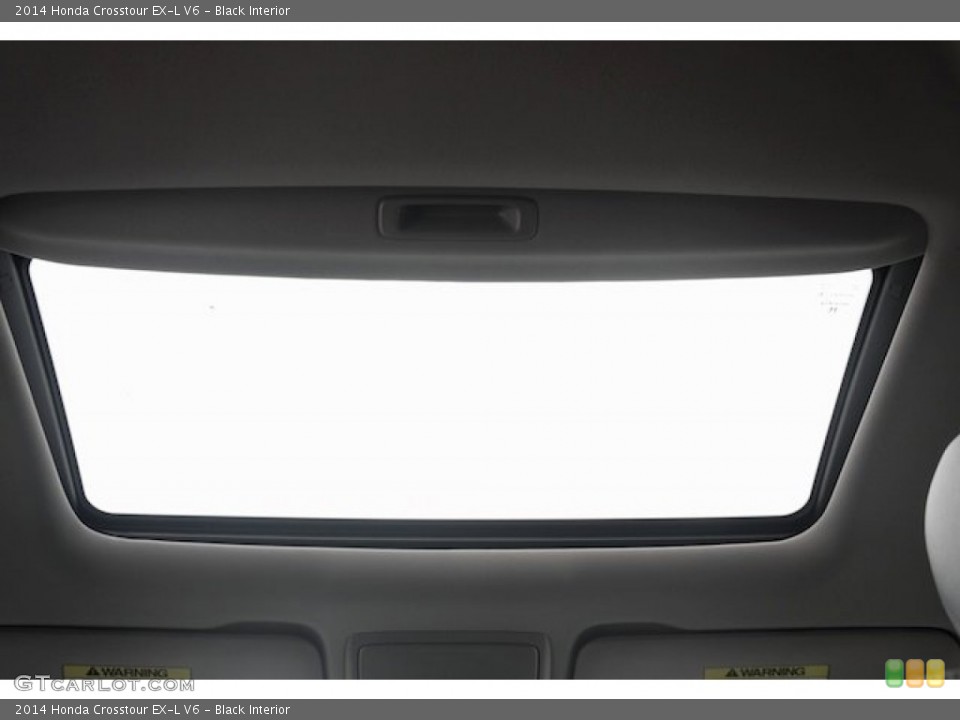 Black Interior Sunroof for the 2014 Honda Crosstour EX-L V6 #90571031