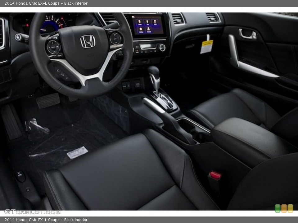 Black Interior Prime Interior for the 2014 Honda Civic EX-L Coupe #90573767
