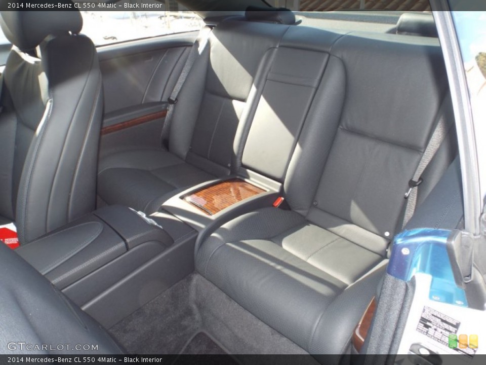 Black Interior Rear Seat for the 2014 Mercedes-Benz CL 550 4Matic #90576694