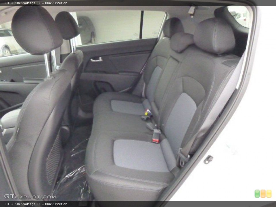 Black Interior Rear Seat for the 2014 Kia Sportage LX #90581542