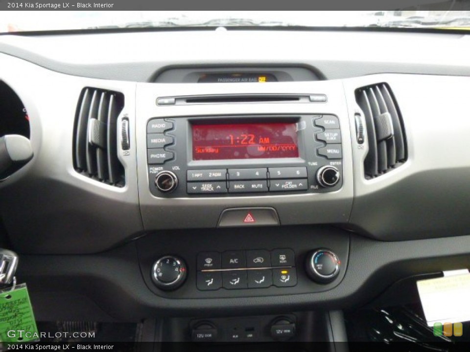 Black Interior Controls for the 2014 Kia Sportage LX #90581632