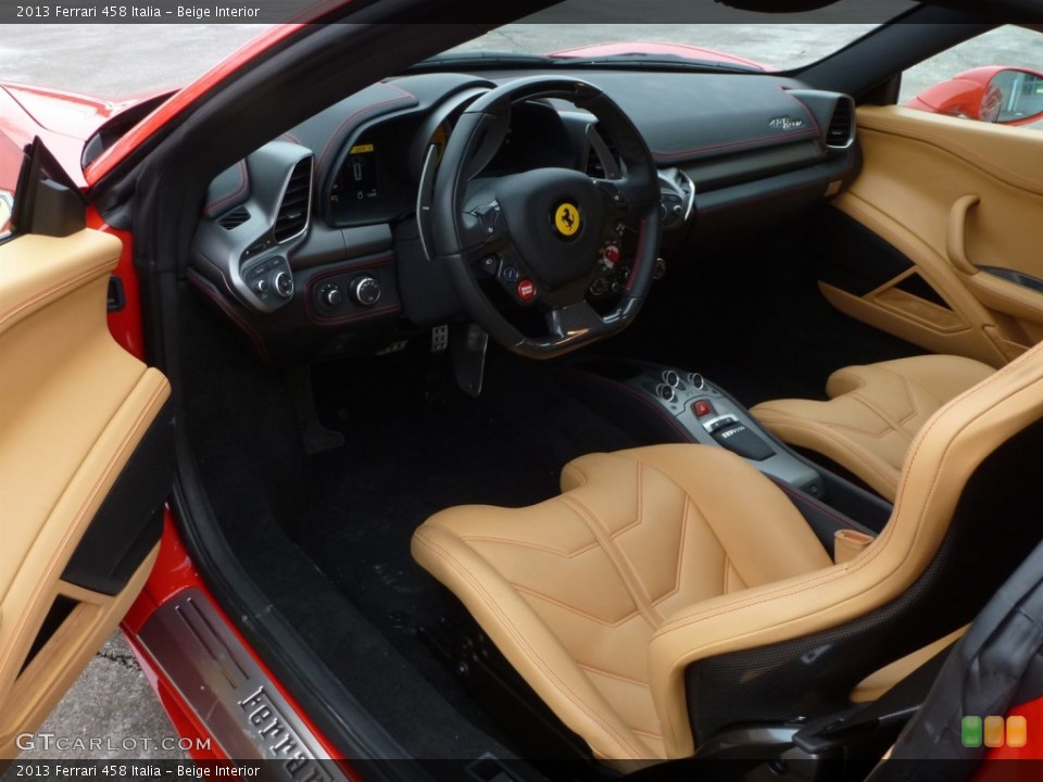 Beige Interior Photo for the 2013 Ferrari 458 Italia #90582067