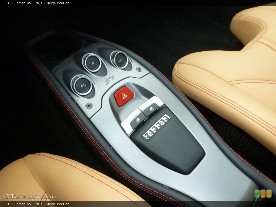 Beige Interior Transmission for the 2013 Ferrari 458 Italia #90582267