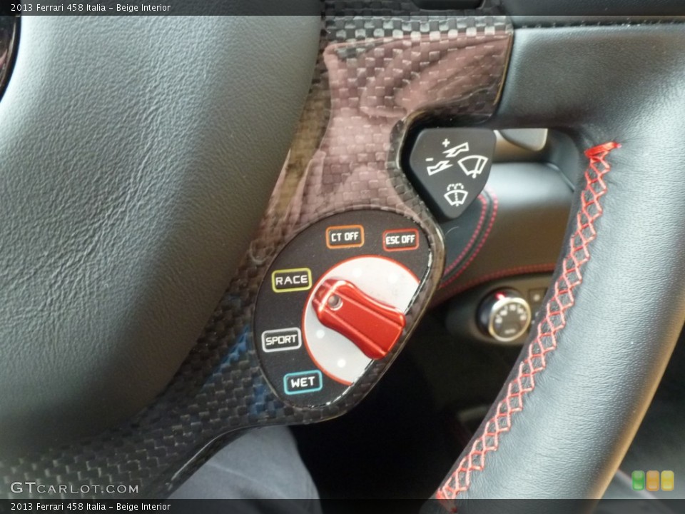 Beige Interior Steering Wheel for the 2013 Ferrari 458 Italia #90582298