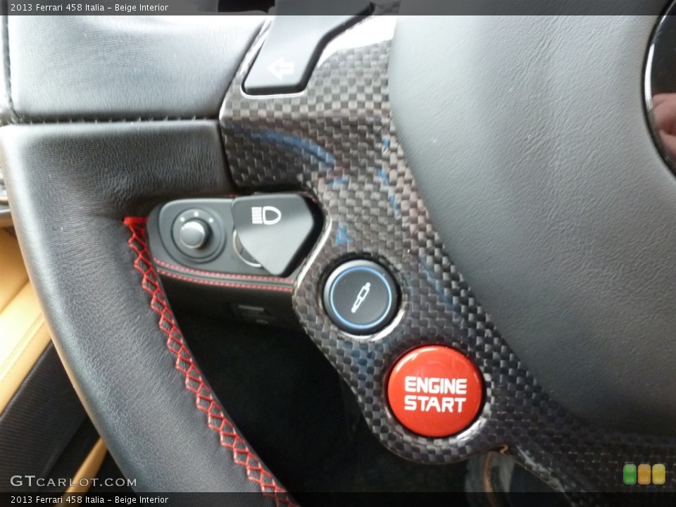 Beige Interior Steering Wheel for the 2013 Ferrari 458 Italia #90582324