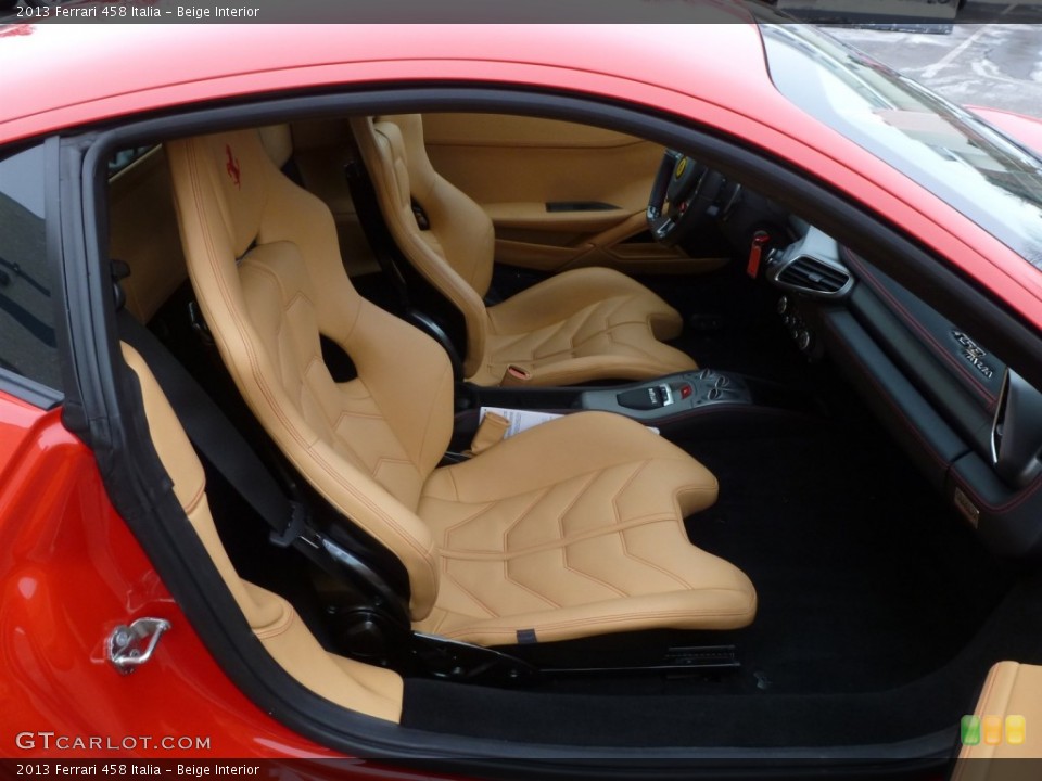 Beige Interior Front Seat for the 2013 Ferrari 458 Italia #90582394