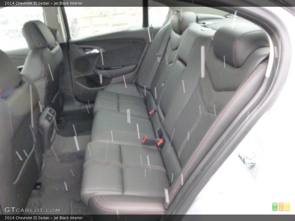 Jet Black Interior Rear Seat for the 2014 Chevrolet SS Sedan #90583579
