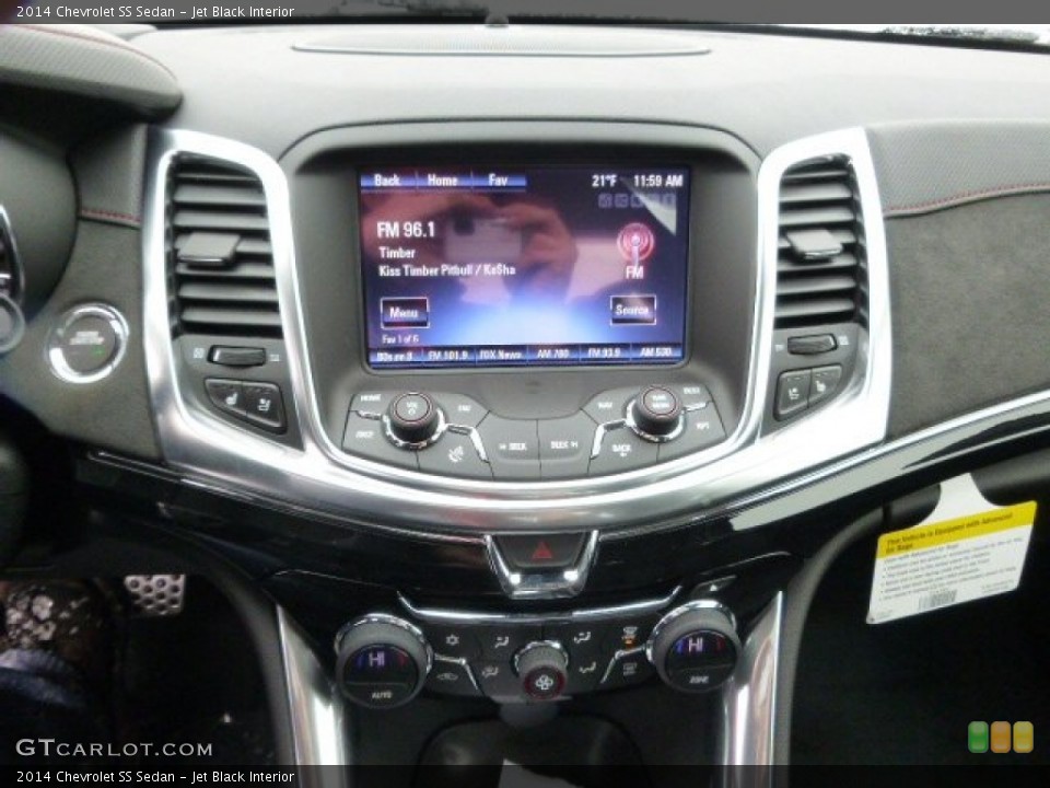 Jet Black Interior Controls for the 2014 Chevrolet SS Sedan #90583654