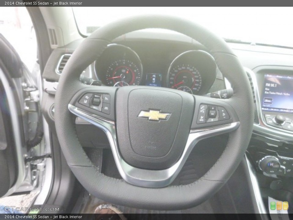 Jet Black Interior Steering Wheel for the 2014 Chevrolet SS Sedan #90583711
