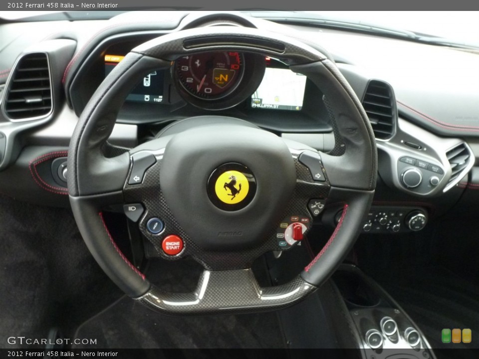 Nero Interior Steering Wheel for the 2012 Ferrari 458 Italia #90583768