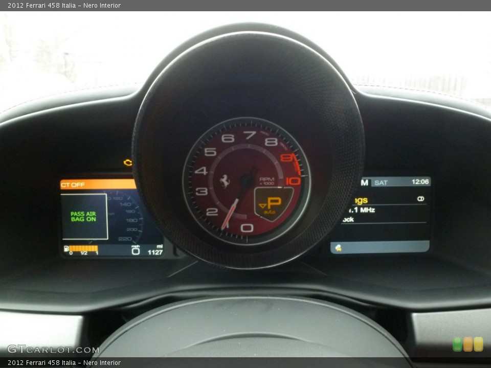 Nero Interior Gauges for the 2012 Ferrari 458 Italia #90583792