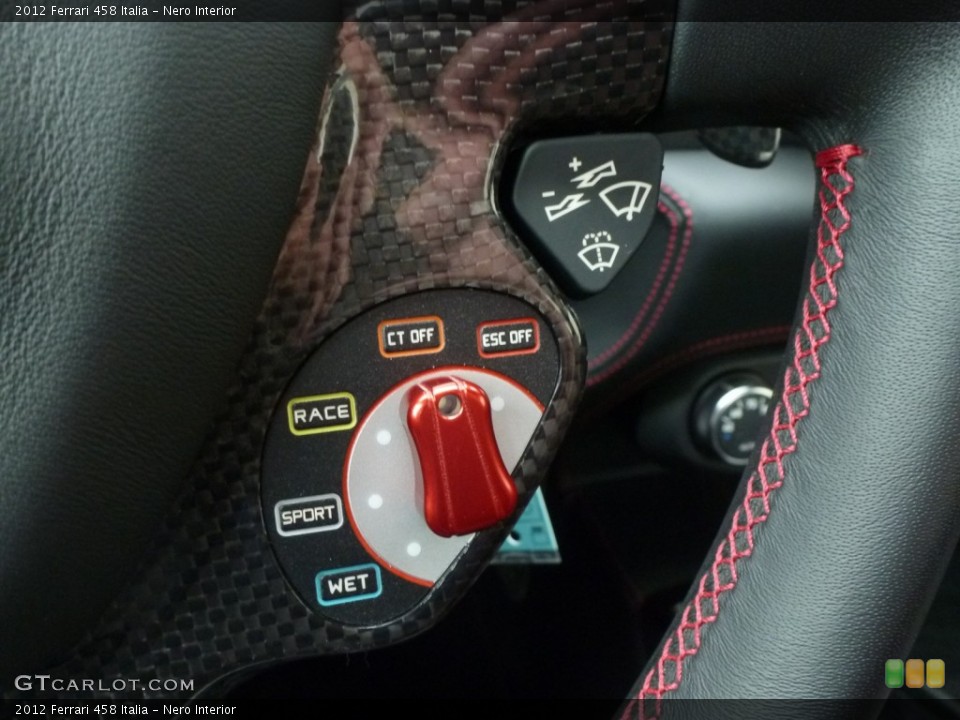 Nero Interior Controls for the 2012 Ferrari 458 Italia #90584032