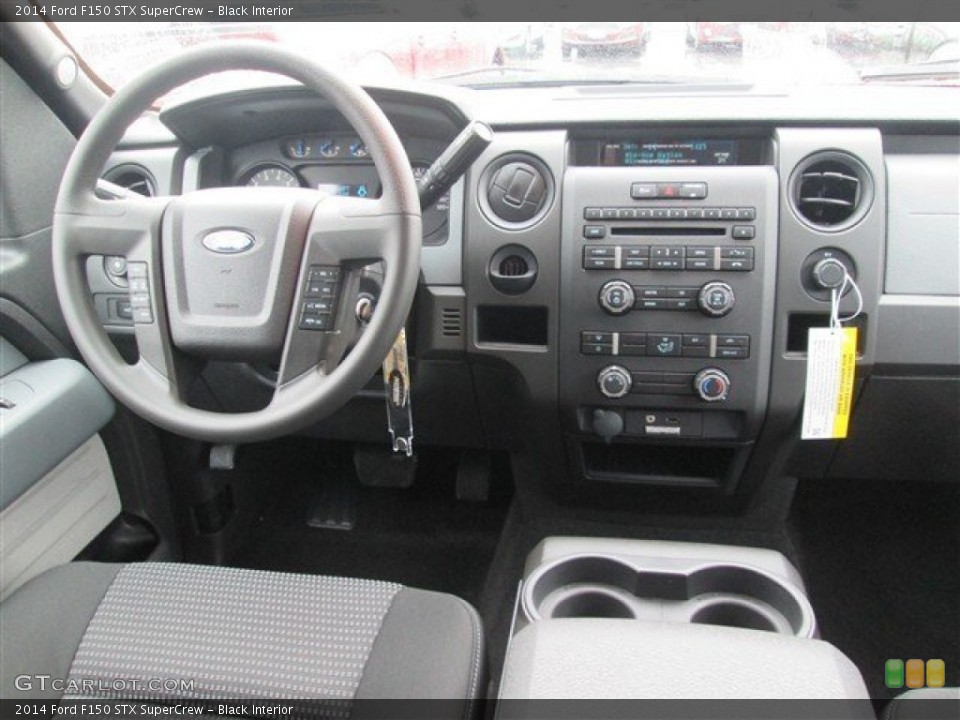 Black Interior Dashboard for the 2014 Ford F150 STX SuperCrew #90585358