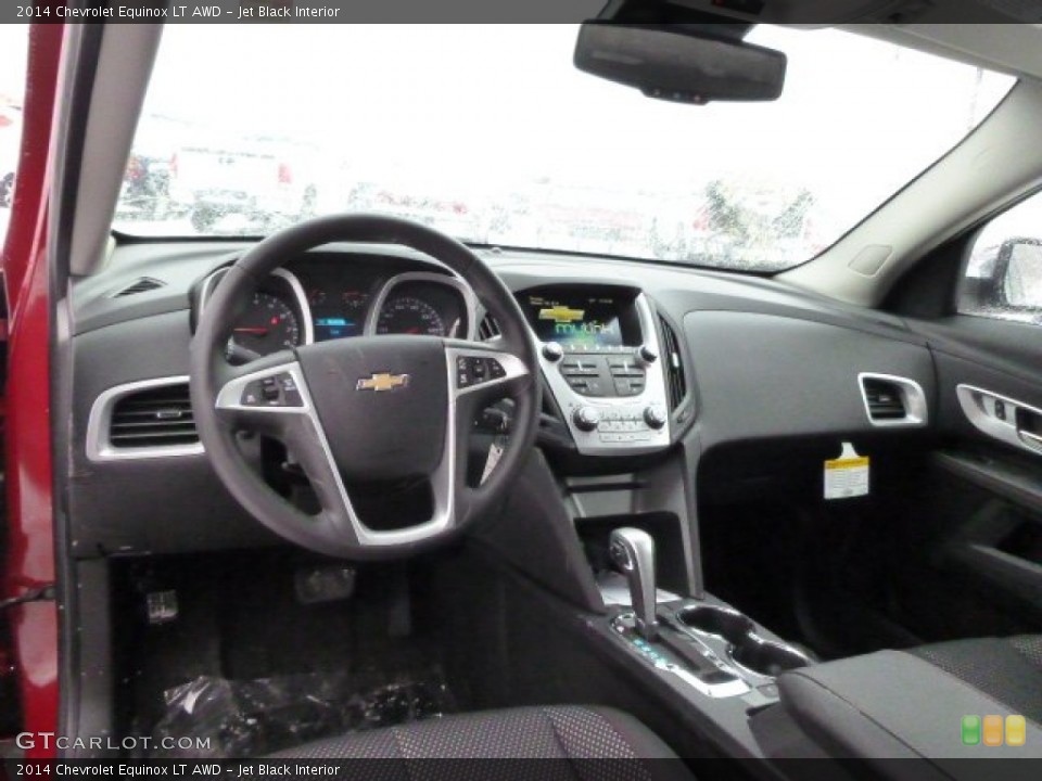 Jet Black Interior Dashboard for the 2014 Chevrolet Equinox LT AWD #90586192