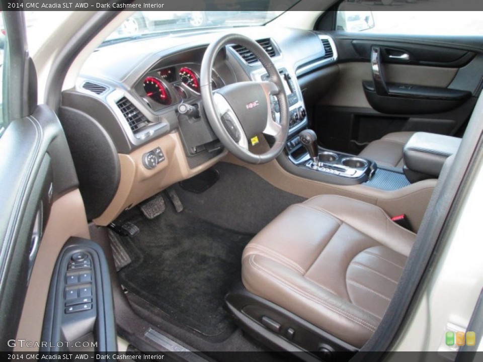 Dark Cashmere Interior Photo for the 2014 GMC Acadia SLT AWD #90587689
