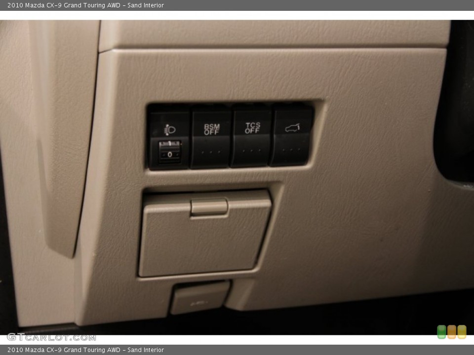 Sand Interior Controls for the 2010 Mazda CX-9 Grand Touring AWD #90591754