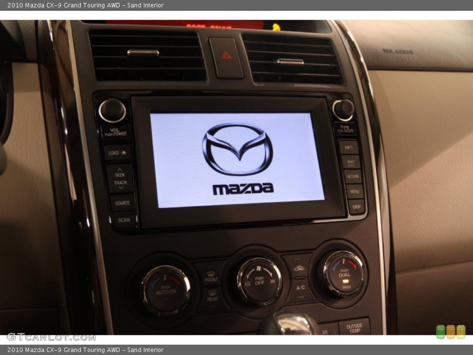 Sand Interior Controls for the 2010 Mazda CX-9 Grand Touring AWD #90591790