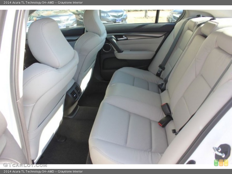 Graystone Interior Rear Seat for the 2014 Acura TL Technology SH-AWD #90592840