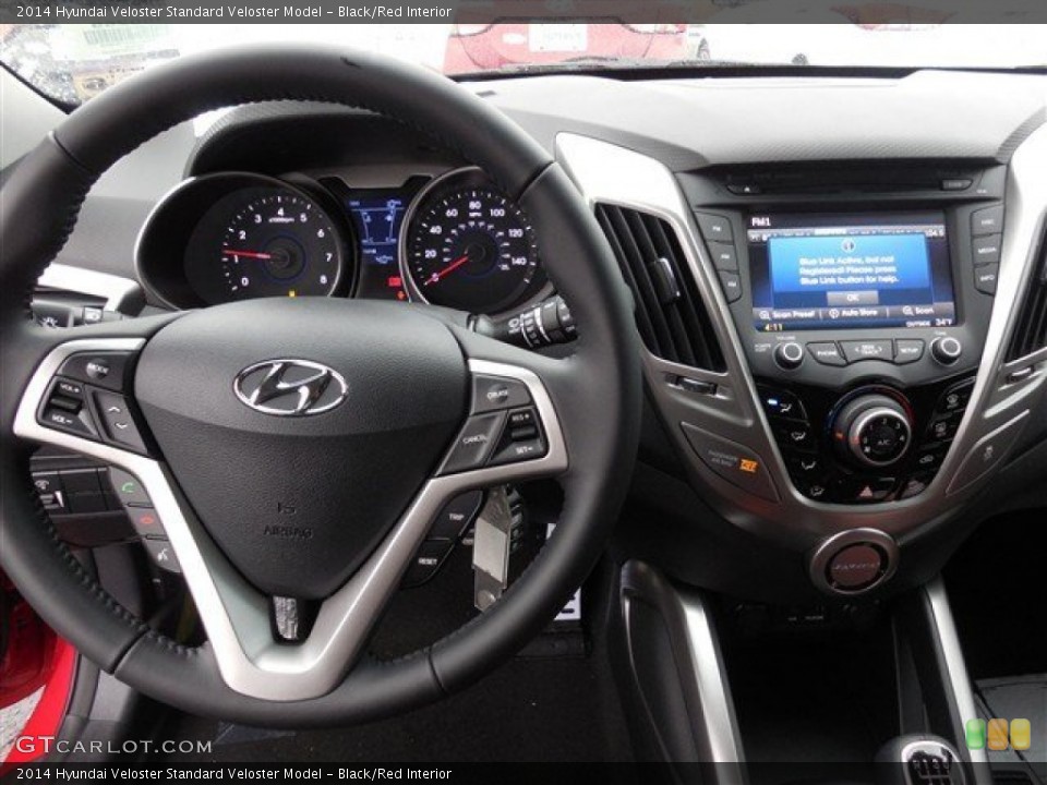 Black/Red Interior Dashboard for the 2014 Hyundai Veloster  #90595886