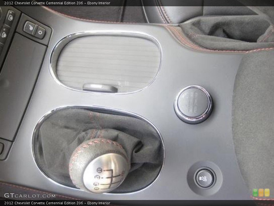 Ebony Interior Transmission for the 2012 Chevrolet Corvette Centennial Edition Z06 #90597164