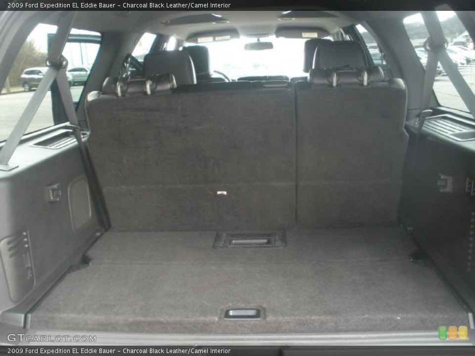 Charcoal Black Leather/Camel Interior Trunk for the 2009 Ford Expedition EL Eddie Bauer #90598817