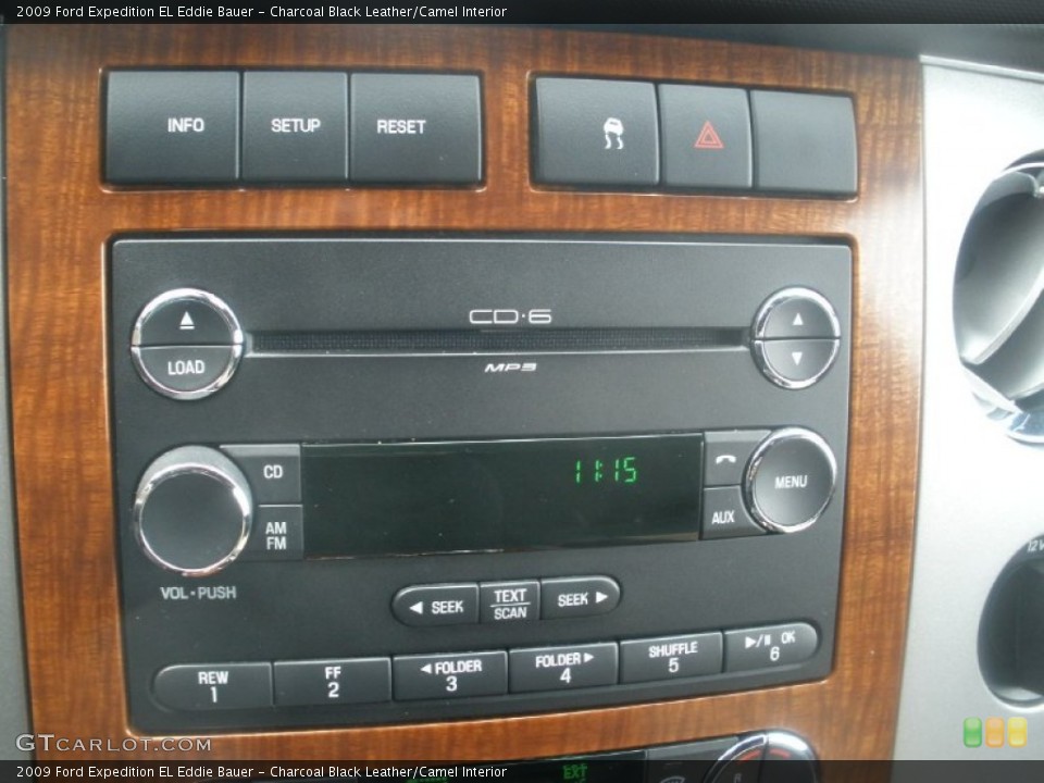 Charcoal Black Leather/Camel Interior Controls for the 2009 Ford Expedition EL Eddie Bauer #90599072