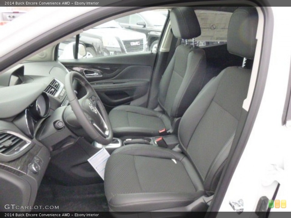 Ebony Interior Front Seat for the 2014 Buick Encore Convenience AWD #90603551