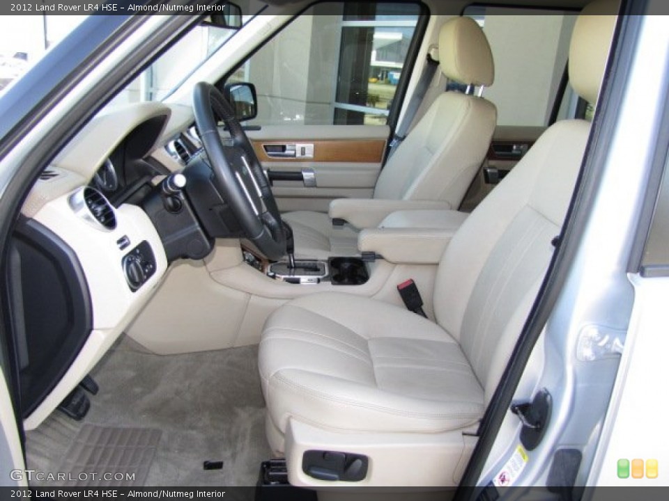 Almond/Nutmeg Interior Front Seat for the 2012 Land Rover LR4 HSE #90604617