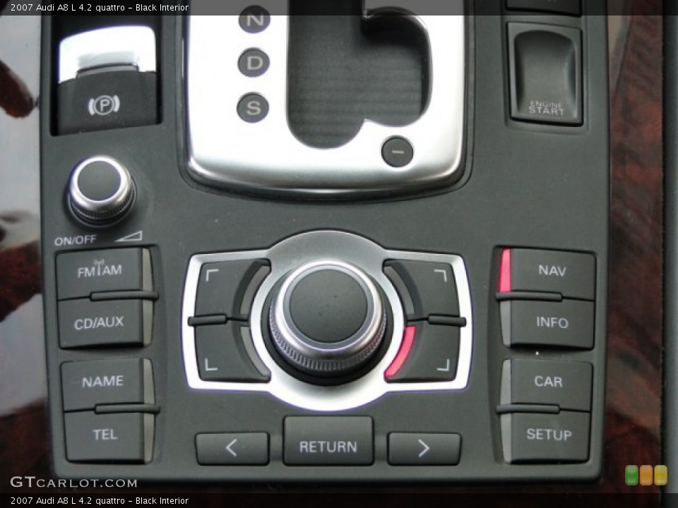 Black Interior Controls for the 2007 Audi A8 L 4.2 quattro #90604727