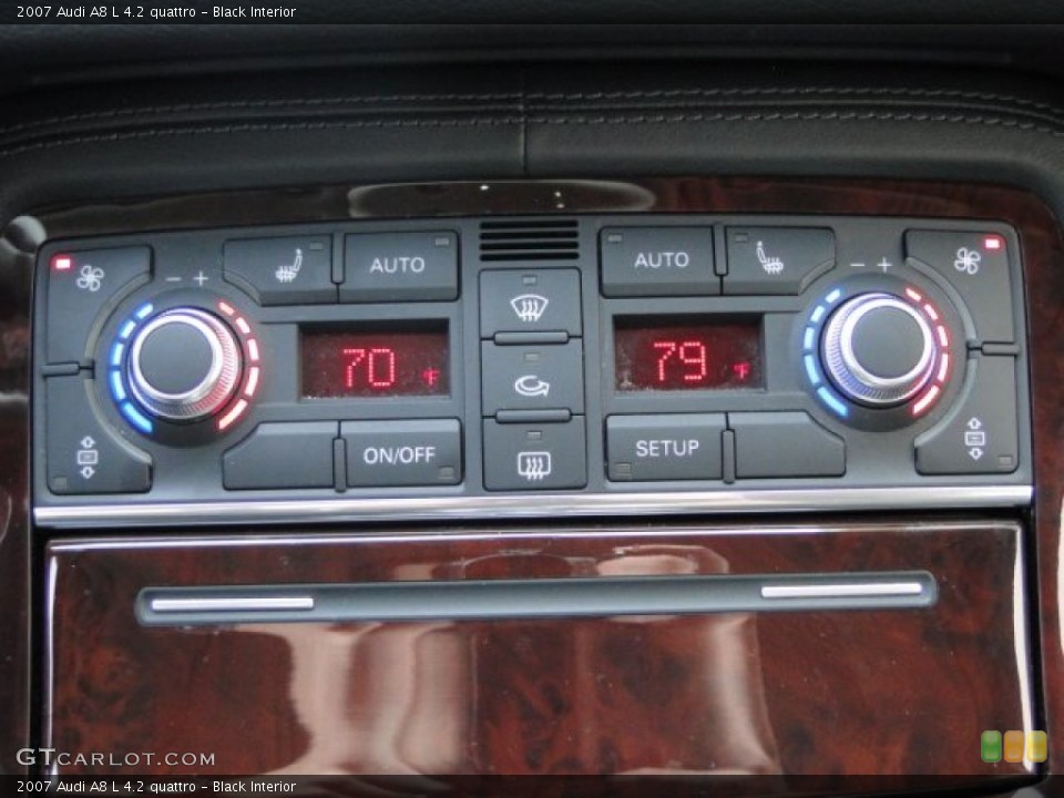 Black Interior Controls for the 2007 Audi A8 L 4.2 quattro #90604829