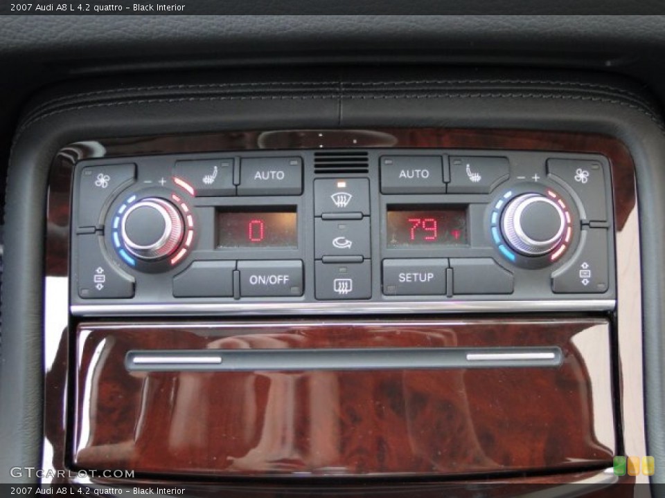 Black Interior Controls for the 2007 Audi A8 L 4.2 quattro #90605561