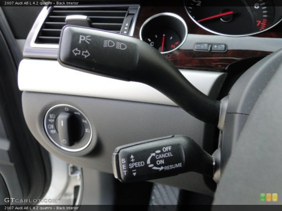 Black Interior Controls for the 2007 Audi A8 L 4.2 quattro #90605651